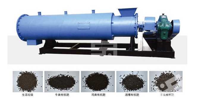 吉林秸秆生物有机肥生产线可行转筒有机肥烘干机咨询：